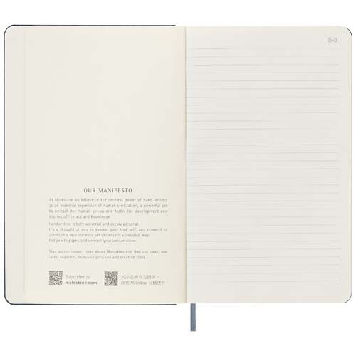 PF107953-1Moleskine Large Smart Notizbuch – liniert_ blau