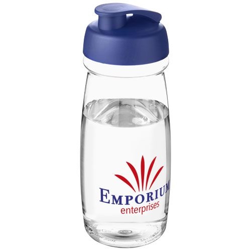 PF210054-18H2O Active® Pulse 600 ml Sportflasche mit Klappdeckel_ transparent_blau