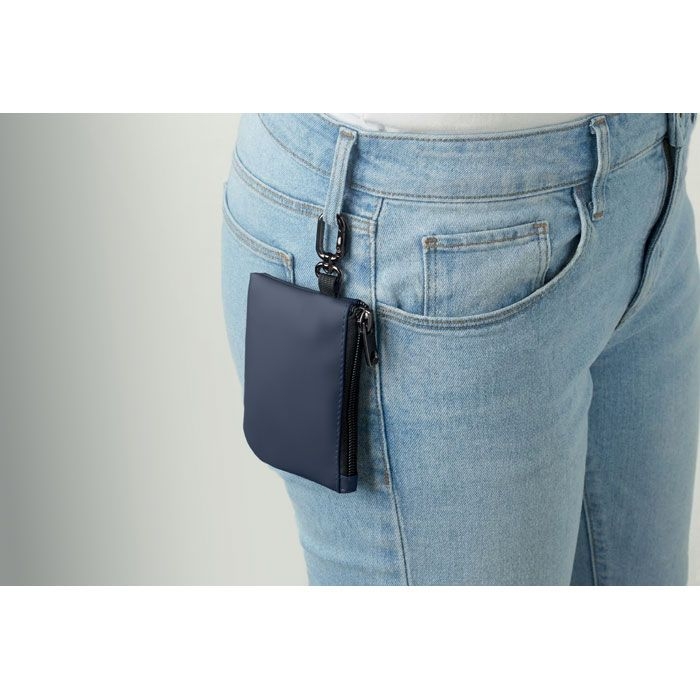 MO3161-85Guardo Schluesseletui PU mit Karabiner_ marineblau