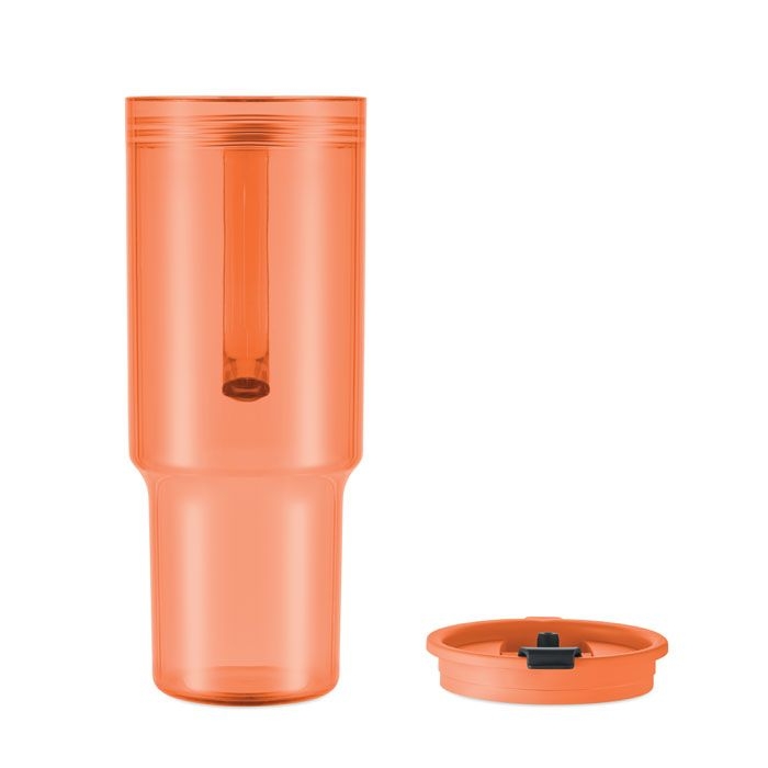 MO2964-29Mugora Trinkbecher RPET 1200ml_ transparent orange