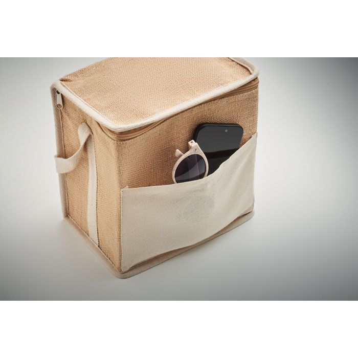 MO2503-13Lona Kuehltasche Jute 3L_ beige