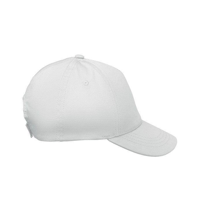 MO2346-06Buzz Kids 5-Panel-Baseball-Cap Kinder_ weiss