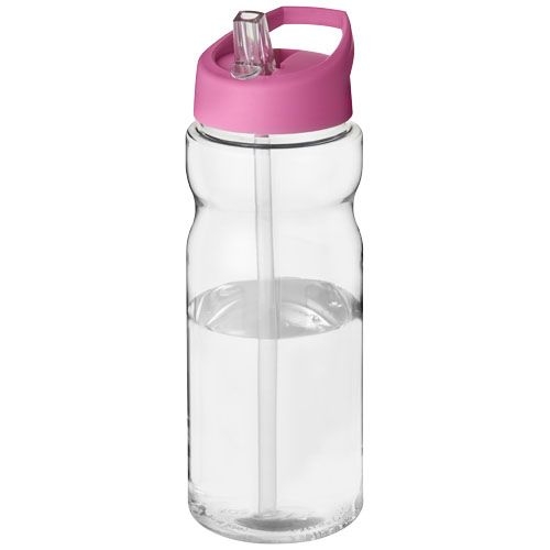 PF210049-21H2O Active® Base 650 ml Sportflasche mit Ausgussdeckel_ transparent_rosa