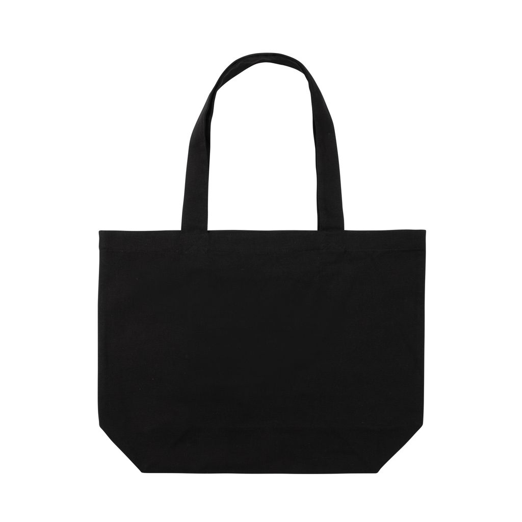 XDP762.96-1Impact Aware™ 240g_m² rcCanvas Shopper _ Tasche_ ungefaerbt_ schwarz