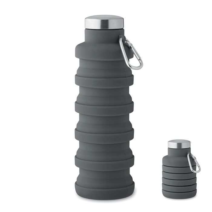 MO2548-15Kolapsi Faltbare Flasche 500ml_ steingrau