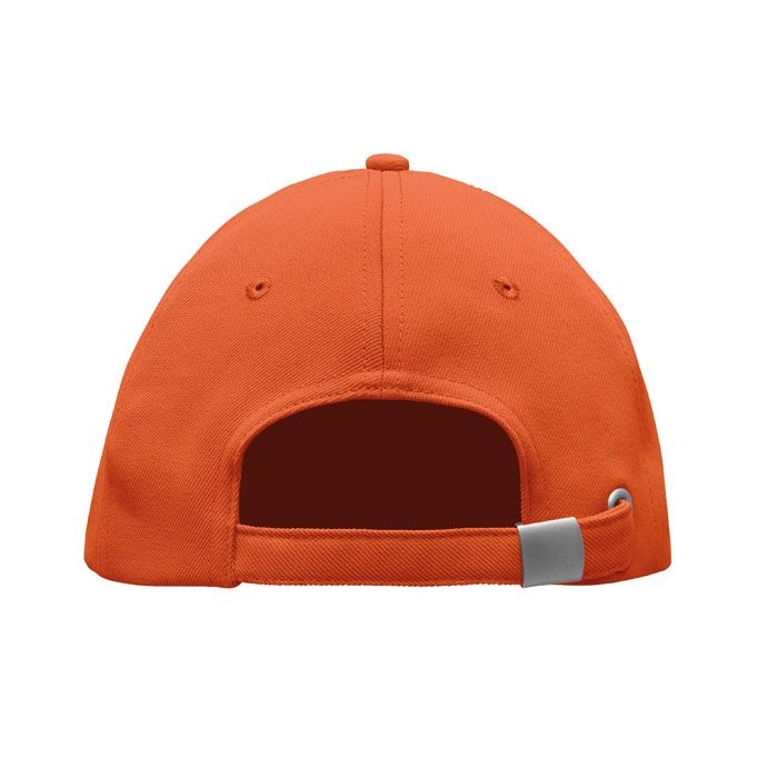 MO6831-10Senga RPET Baseball Kappe 5 Panels_ orange