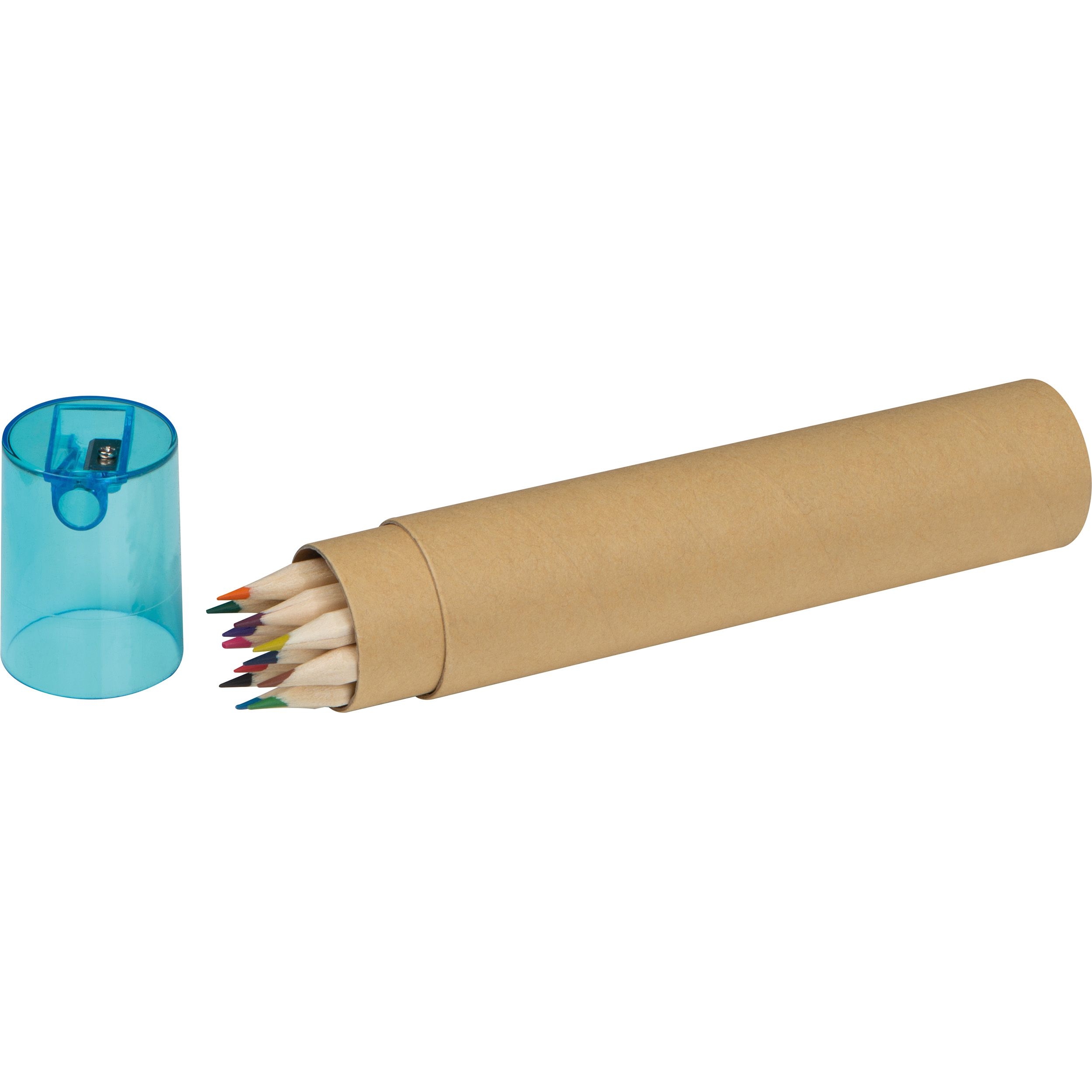 MA11824-0112 Buntstifte in einem Pappkoecher MIA_ braun