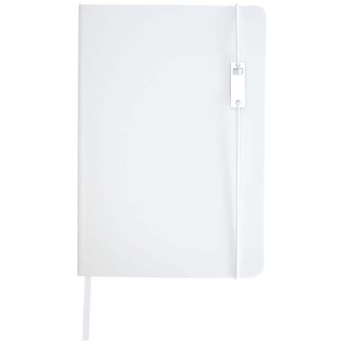 PF106258-2Legato Elegance A5 Hardcover Notizbuch mit Tintenroller Set_ weiss-primaer_schwarz