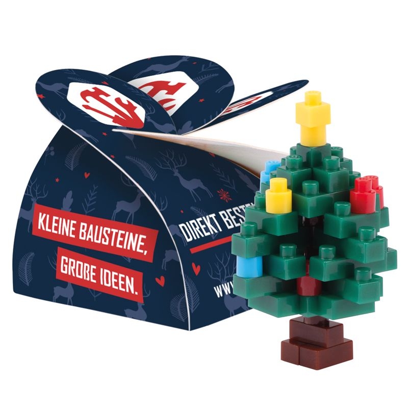 JG40014-1Kleines Praesent_ Bausteine Weihnachtsbaum_ Klemmbausteine_ Weihnachtsbaum