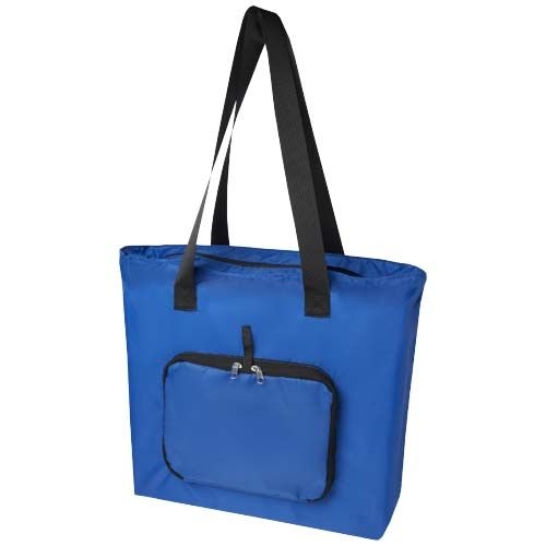 PF130091-4EcoFold faltbare RPET Tragetasche 16 L_ royalblau