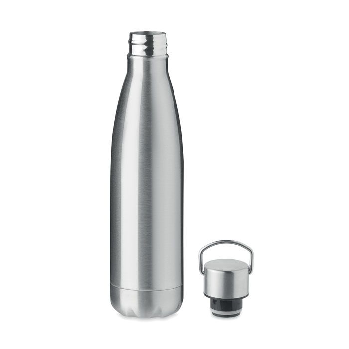MO6896-16Arctic Doppelwandige Flasche 500ml_ mattsilber