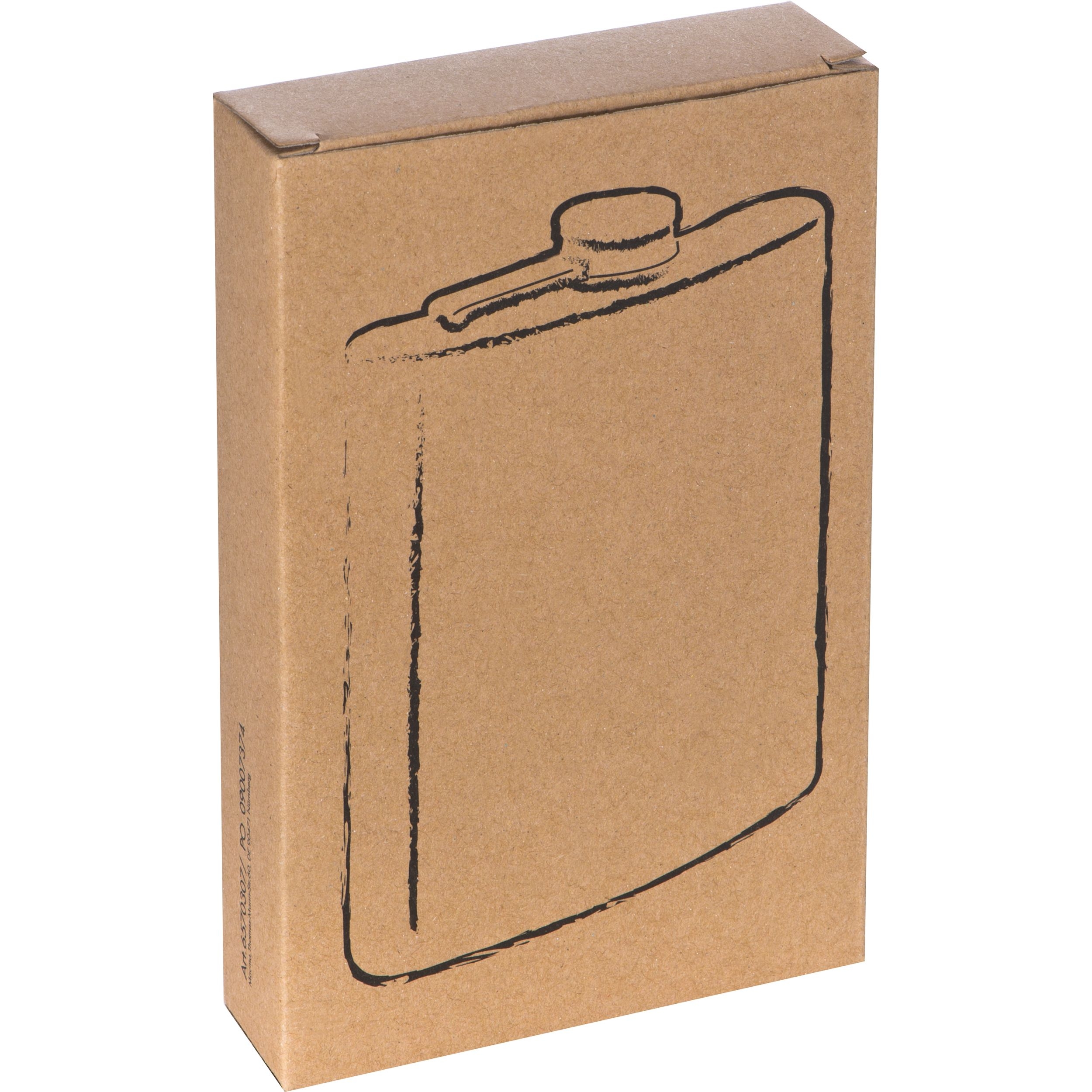 MA65703-07Flachmann aus Edelstahl_ 237ml BELLA_ silbergrau