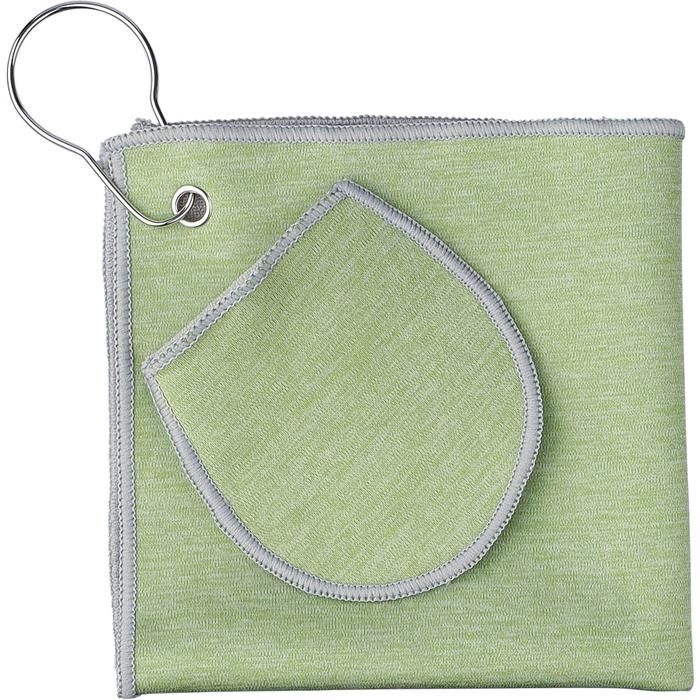 GI1206641-29rPET Golfhandtuch Idris_ hellgruen