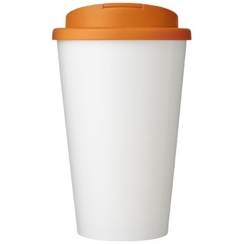 PF210697-9Brite-Americano® 350 ml Isolierbecher mit auslaufsicherem Schraubverschluss_ weiss_orange