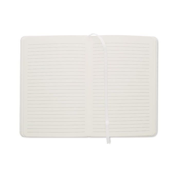 MO6141-06Arco Clean Antibakterielles A5 Notizbuch_ weiss