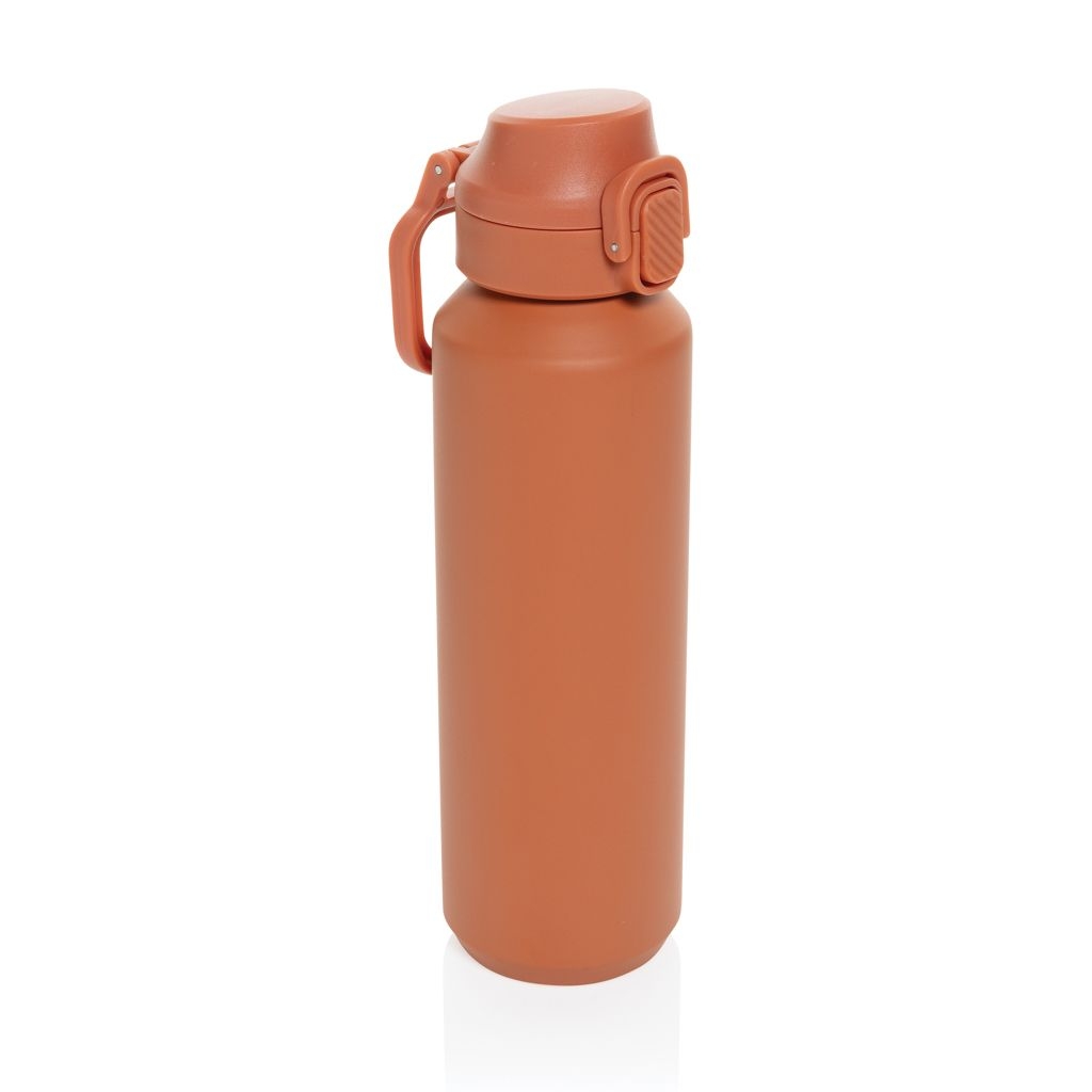 XDP437.50-08Via RCS Re-Steel Sportflasche mit Verschluss_ 600ml_ orange