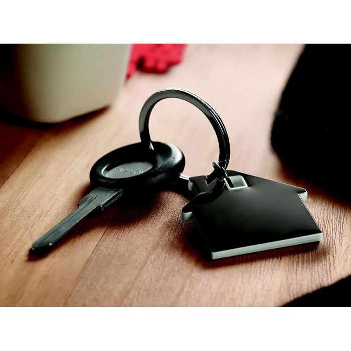 MO8877-06Imba Schluesselring Haus_ weiss