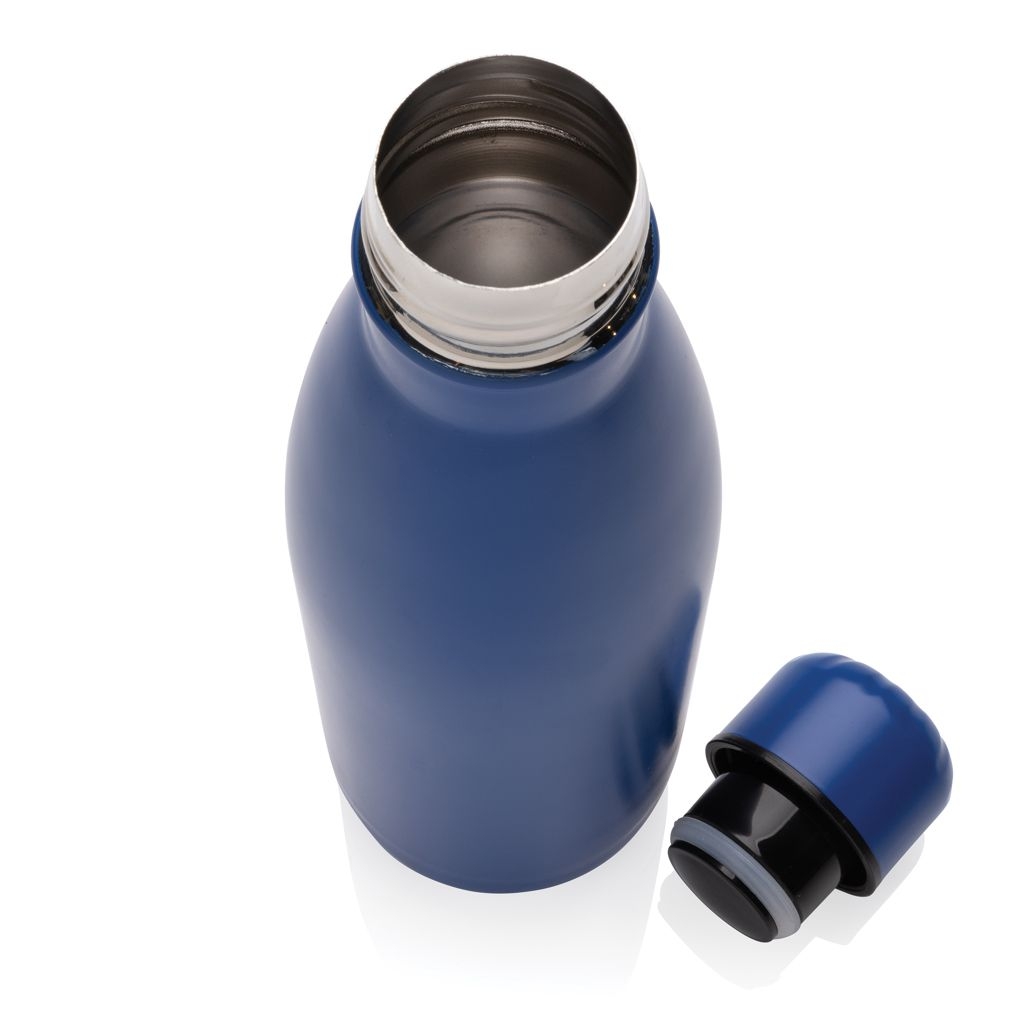 XDP435_72-5Eureka einwandige Wasserflasche aus RCS rec. Stainless-Steel_ blau