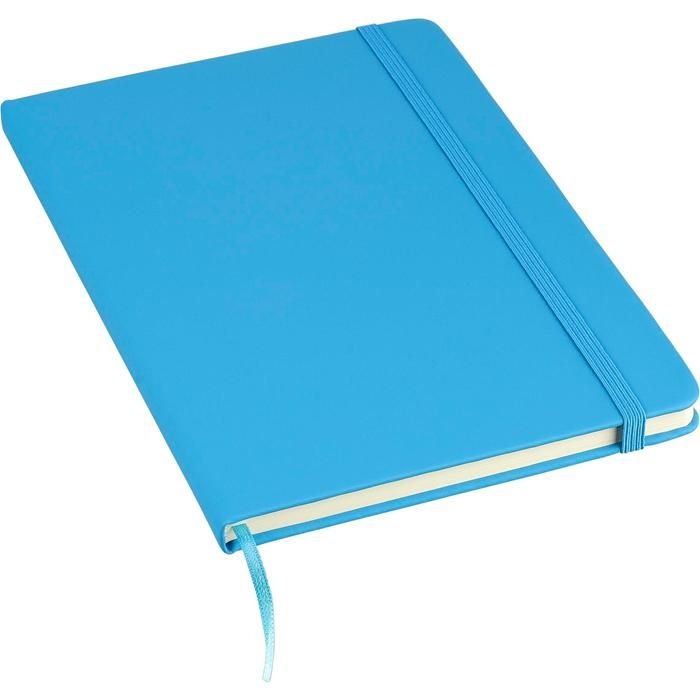 GI1207023-05Recyceltem notizbuch A5 aus PU Eva_ blau