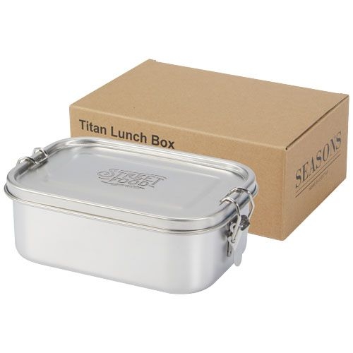 PF113339-1Titan 750 ml Lunchbox aus recyceltem Edelstahl_ silber
