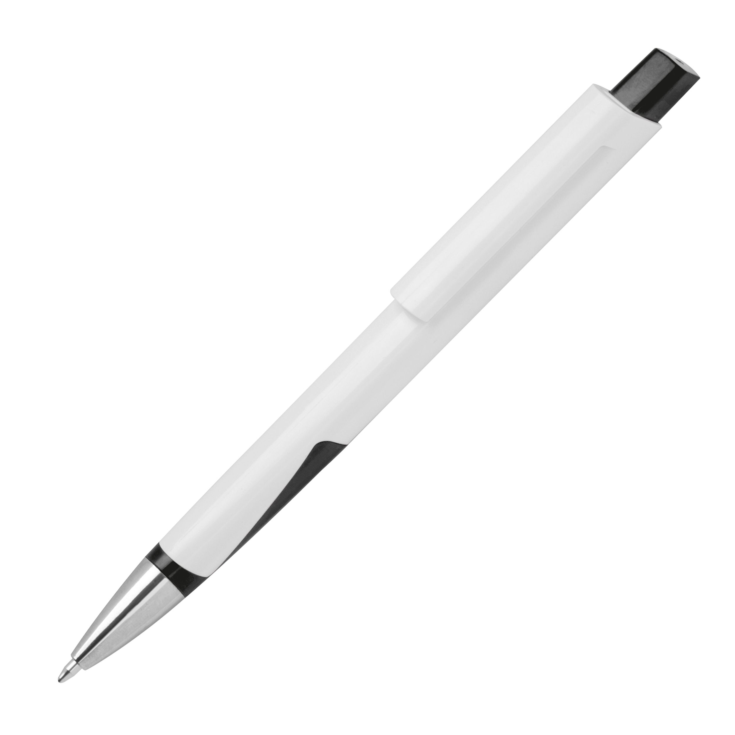 MA15471-03Recycelter ABS Kugelschreiber MAJA_ schwarz