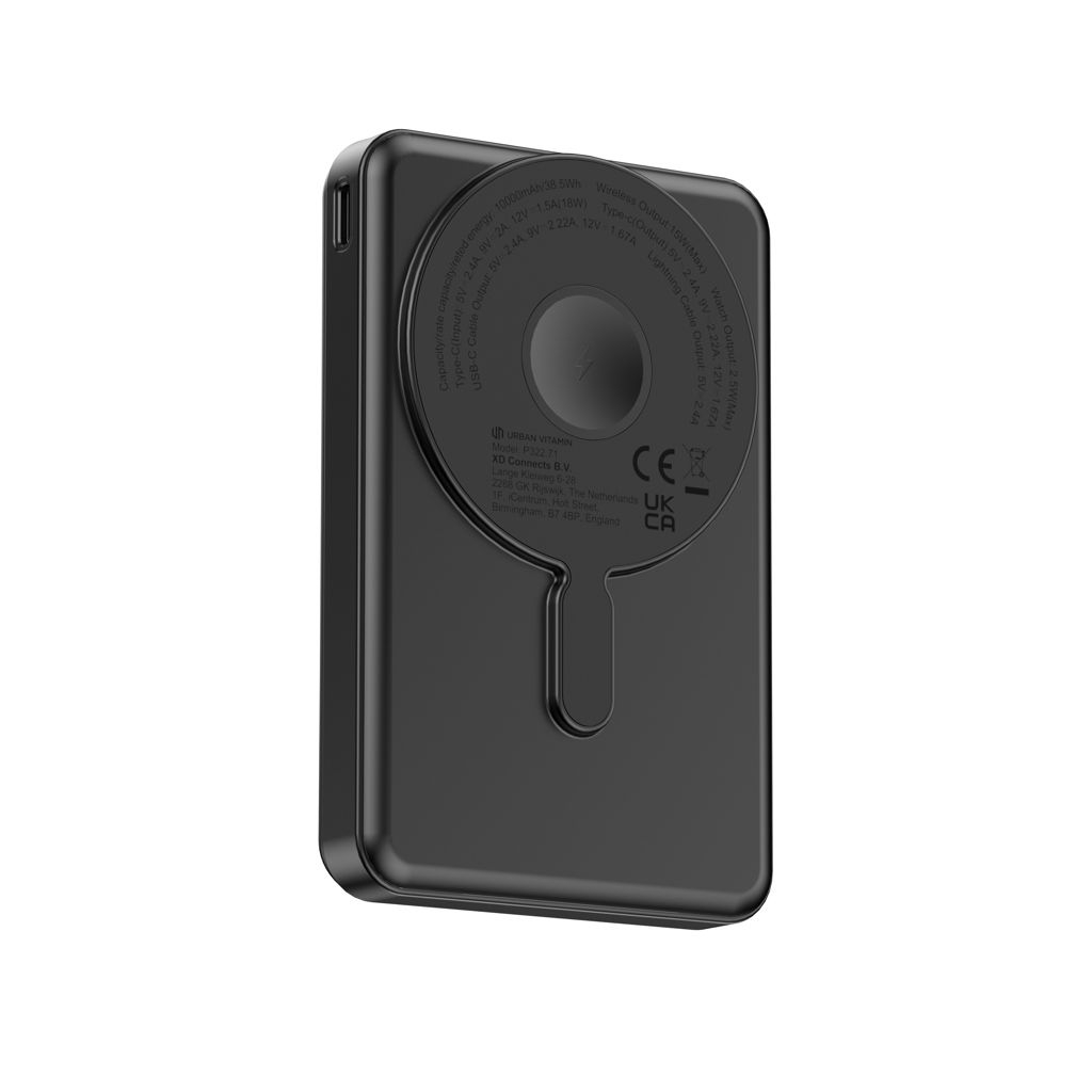 XDP322_72-01Urban Vitamin Delano 5-in-1 10_000mAh 20W PD magn. Powerbank_ schwarz