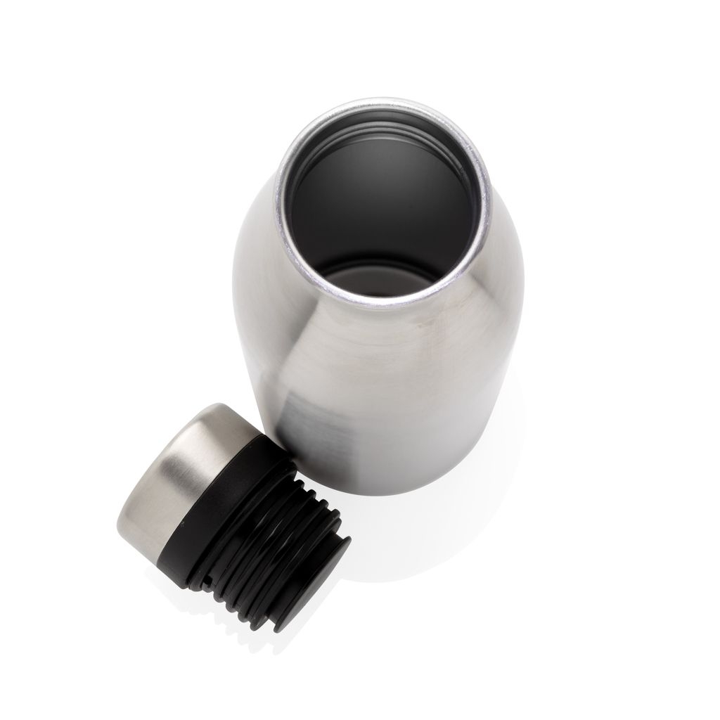 XDP435.71-2Deluxe Wasserflasche aus RCS recyceltem Stainless-Steel_ silber