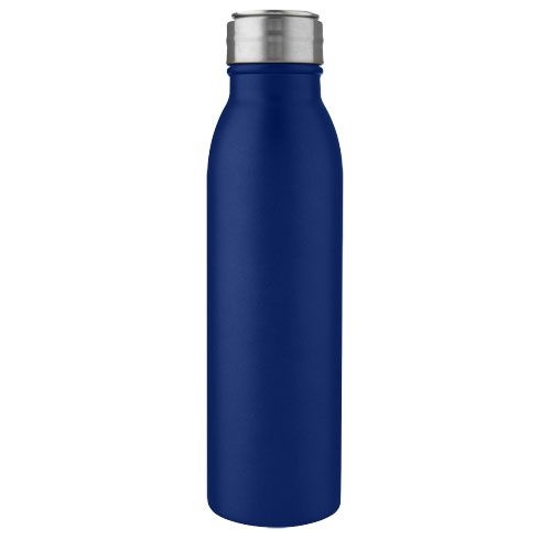 PF100678-2Harper 700 ml Sportflasche aus Edelstahl mit Metallschlaufe_ mittelblau