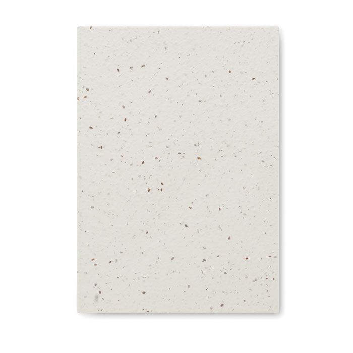 MO2082-06Seed Book DIN A5 Notizbuch Samenpapier_ weiss