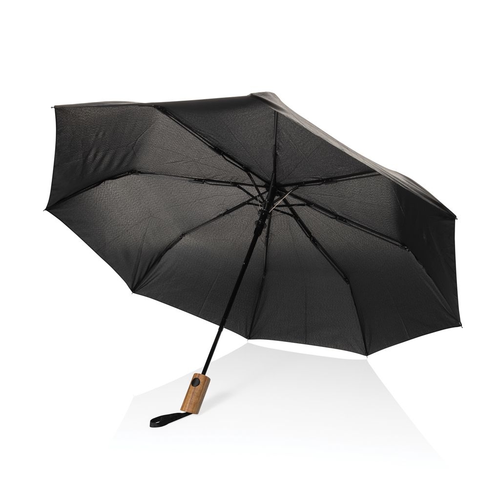 XDP850.70-01Kaycey 21“ Auto-Open Mini-Regenschirm aus AWARE™ rPET_ schwarz