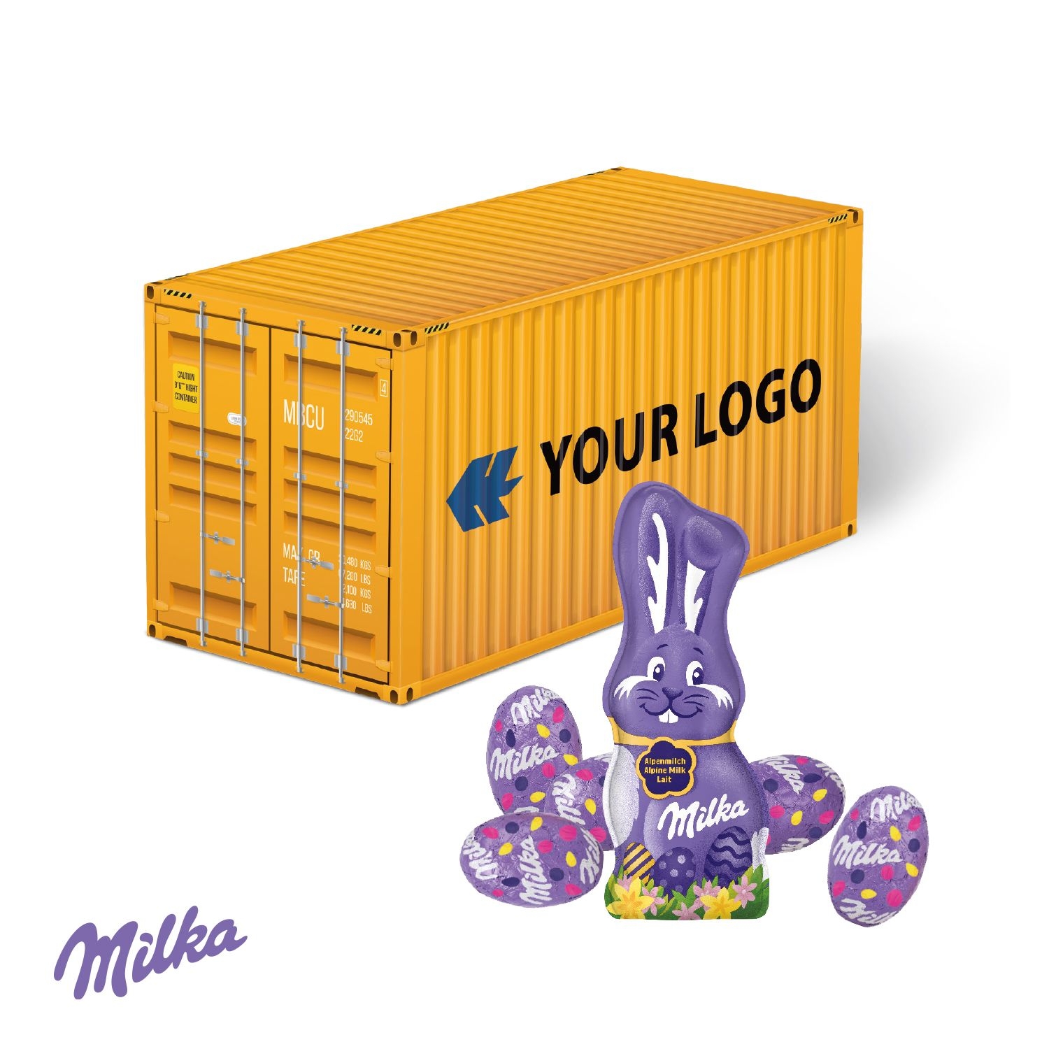 CD94719-013D Praesent Container Ostern mit Milka Schokoladenmischung_ Milka Schokomischung