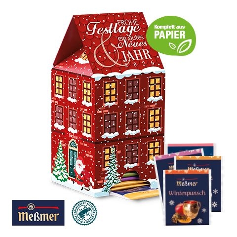 CD95346-02Adventskalender Messmer „Tee-Haus“_ Individuelles Motiv