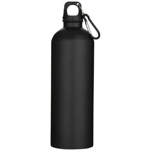 PF100872-4Oregon 750 ml matte RCS-zertifizierte_ einwandige Trinkflasche aus recyceltem Edelstahl mit Karabine