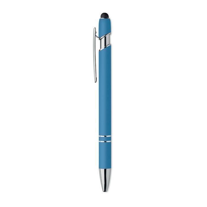 MO2798-12Siparo Druckkugelschreiber mit Stylus_ tuerkis