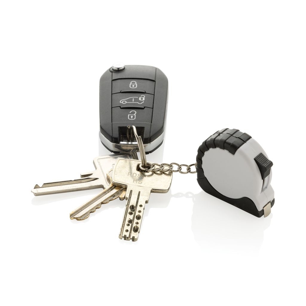 XDP191.73-03MeasureMate 1m Schluesselband aus RCS recyceltem ABS_ weiss