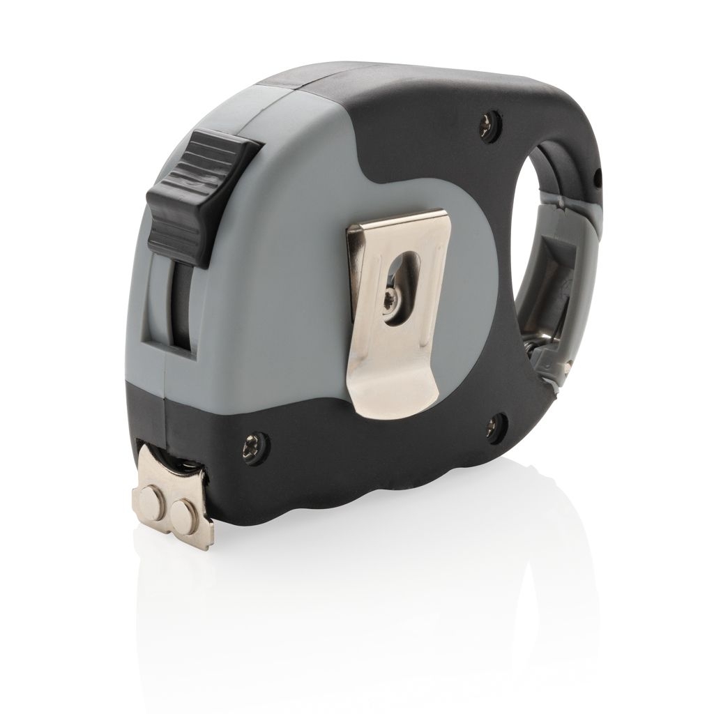 XDP113.65-25m_19mm Massband mit Karabinerhaken_ grau