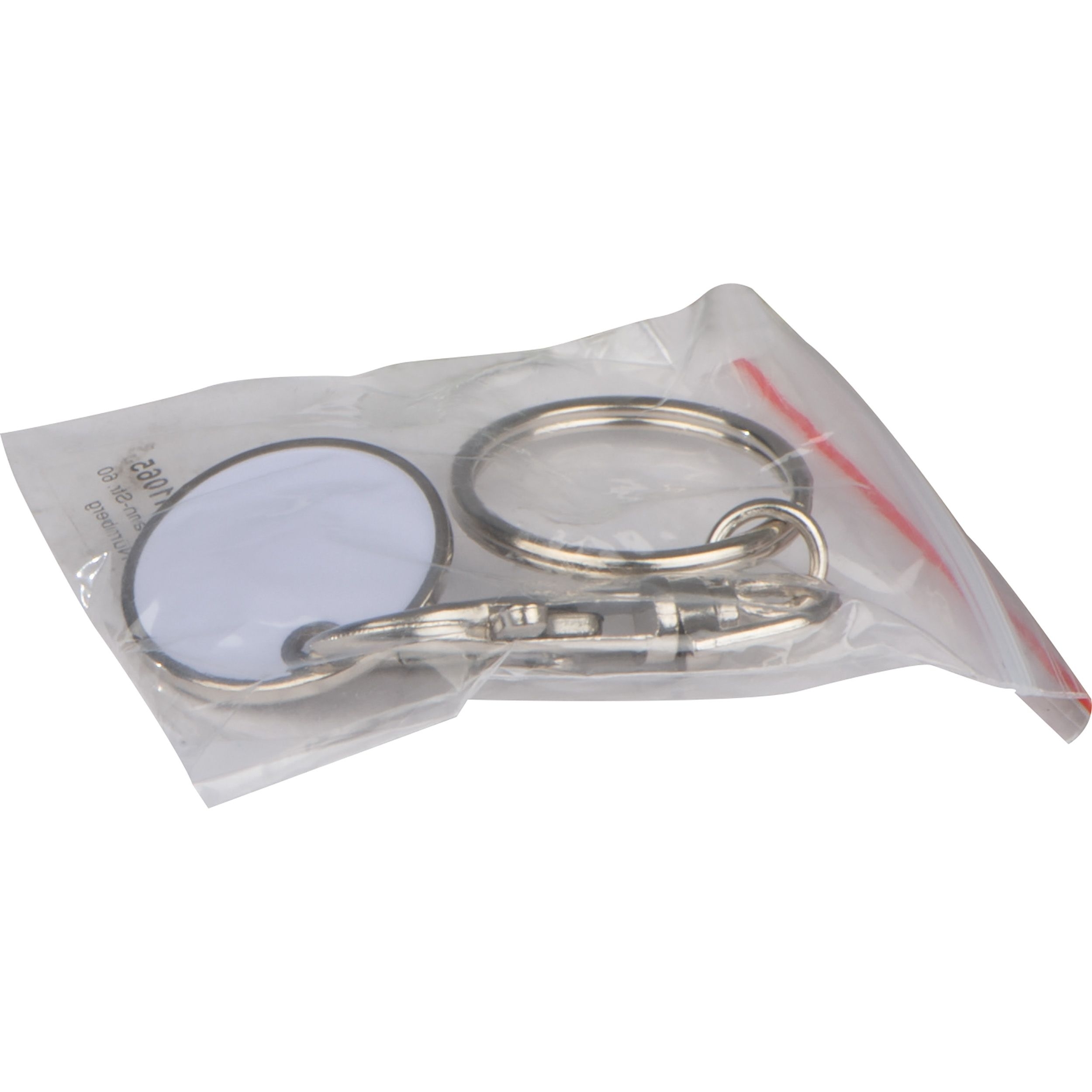 MA90477-06Schluesselanhaenger mit Einkaufschip NELLIE_ weiss