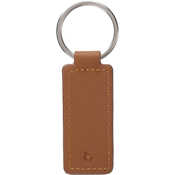 GI1096875-11Apfel Leder und PU Schluesselanhaenger Sabrina_ brown