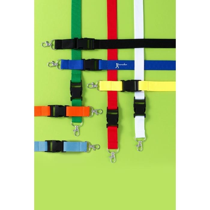 GI4161-02Lanyard aus Polyester Bobbi_ weiss