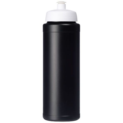 PF210689-13Baseline® Plus grip 750 ml Sportflasche mit Sportdeckel_ schwarz_weiss