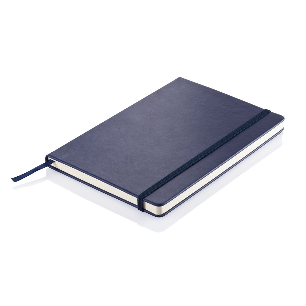 XDP773.42-5Deluxe Hardcover PU A5 Notizbuch_ navy blau