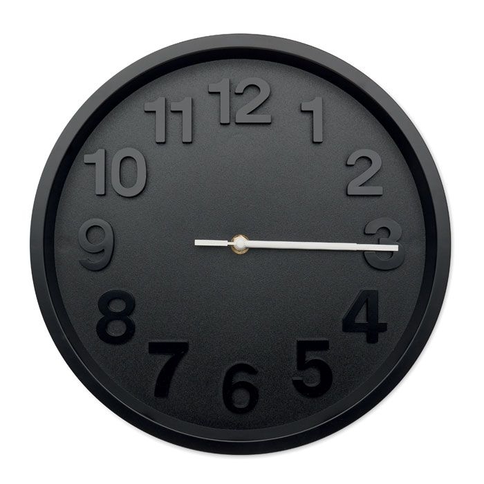 MO2851-03Muro Wanduhr aus PP_ schwarz