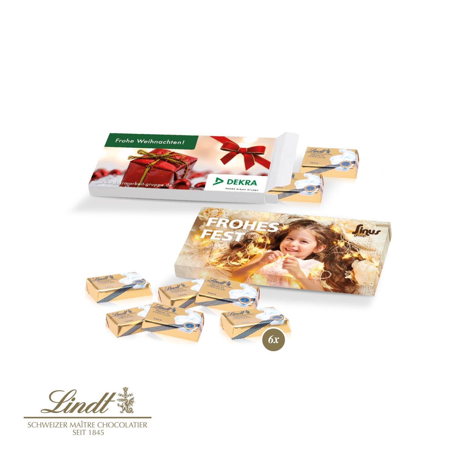 CD91000Praesentbox mit Lindt Schokotaefelchen