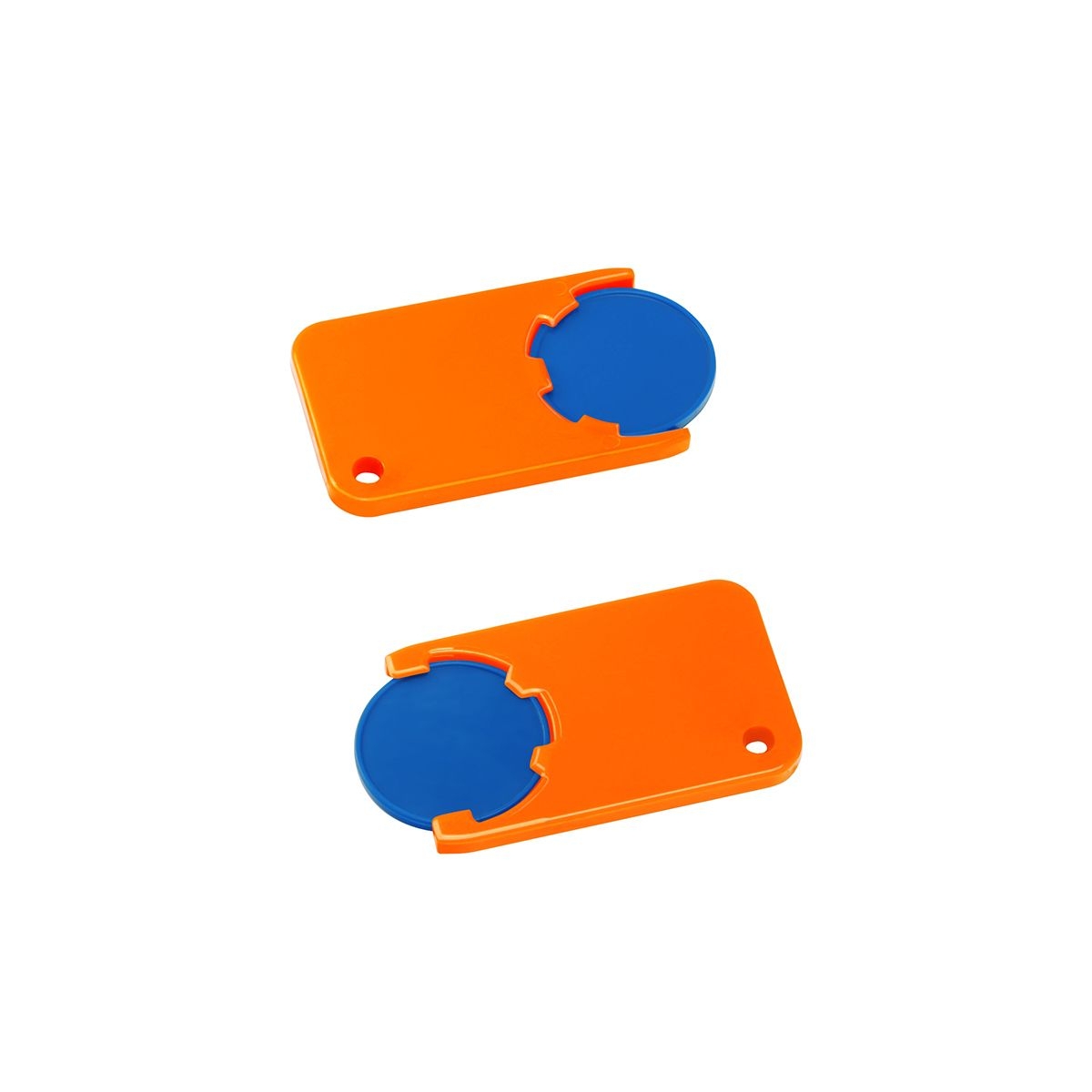 HE7454-3-5Chiphalter mit 1€-Chip _Beta_ blau_ orange