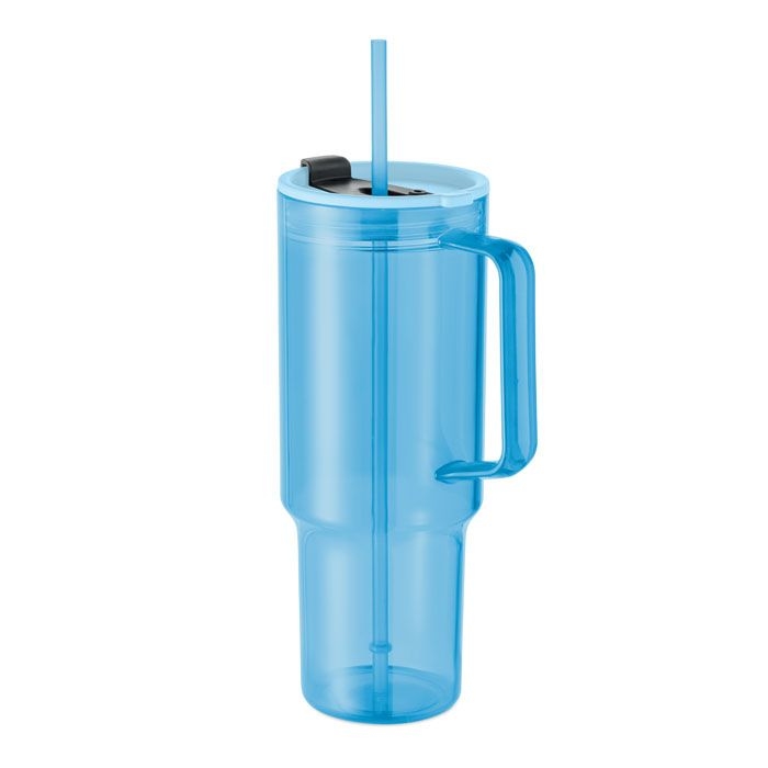 MO2964-52Mugora Trinkbecher RPET 1200ml_ transparent hellblau