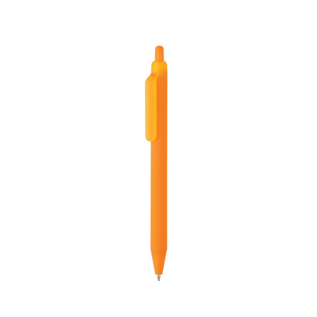 XDP611.34-08Tide Smooth Touch Stift aus GRS zertifiziert recyceltem ABS_ orange