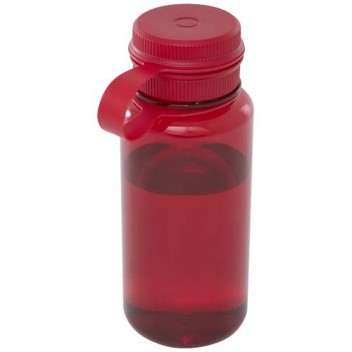 PF100837-2Ryder 900 ml RCS-zertifizierte RPET-Sportflasche mit Multifunktionsdeckel _ rot
