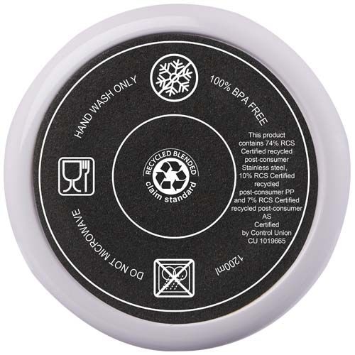 PF100801-2Melbourne 1200 ml RCS-zertifizierter Isolierbecher mit Strohhalm_ fliederfarben