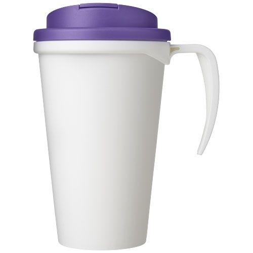PF210421-11Americano® Grande 350 ml Isolierbecher mit auslaufsicherem Schraubverschluss_ weiss_lila