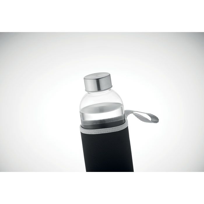 MO6545-03Utah Large Trinkflasche Glas 750 ml_ schwarz